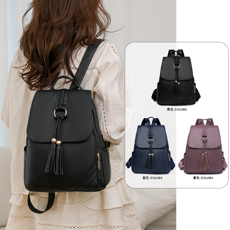 Mochila de mujer de alta calidad 2025 primavera nueva mochila pequeña de todo fósforo viaje de moda casual mochila escolar de gran capacidad