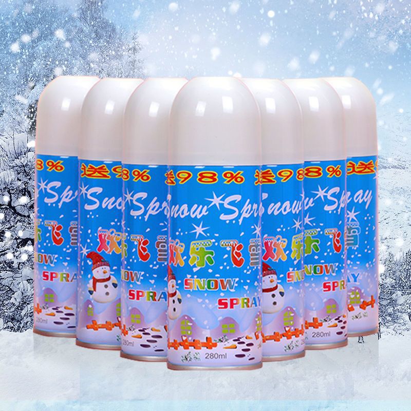 攝影雪花道具人造雪噴雪罐泡沫噴霧劑聖誕節飛雪噴雪噴霧器批發