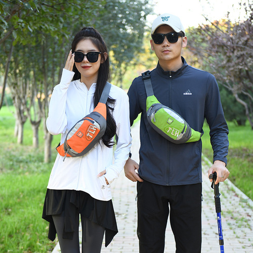 Universal Men and Women Multifunctional Large Capacity Waterproof Outdoor Sports Hip Bag Fashion Casual Crossbody Bag Cash Bag