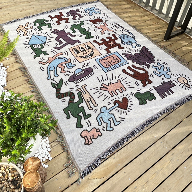 野餐垫防潮垫加厚波西米亚地垫帐篷户外露营毯子野餐垫blanket|undefined