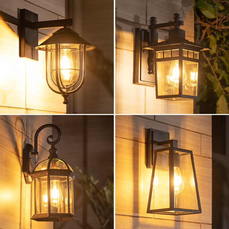 Villa Outdoor Wall Lamp New Chinese Style Door Pillar Courtyard Exterior Wall Outdoor Balcony Eaves Retro Wall Mounted Lamp Waterproof Villa Outdoor Wall Lamp New Chinese Style Door Pillar Courtyard Exterior Wall Outdoor Balcony Eaves Retro Wall Mounted Lamp Waterproof