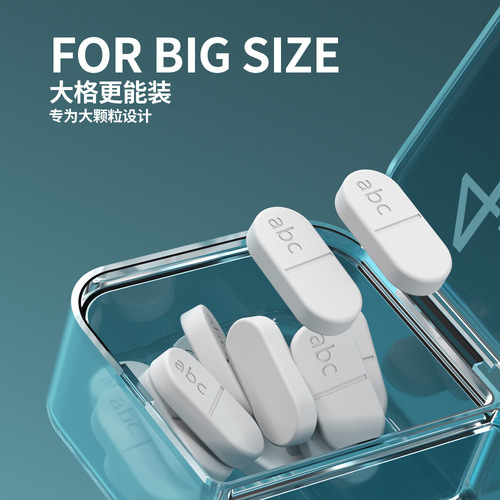 Pill box portable pill box small medicine box mini one week divided medicine box portable pill pill medicine box