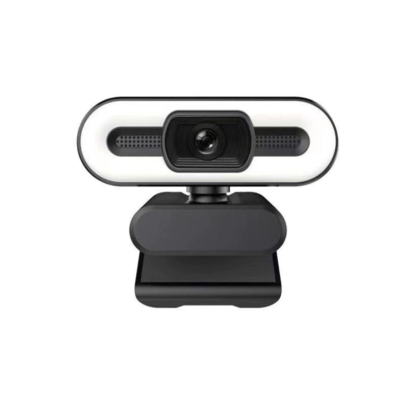 4K высокоразрешающая компьютерная камера, 2K сетевая USB-камера, 1080p для сетевых уроков и прямых трансляций, регулируемая, 3 тона подсветки для макияжа