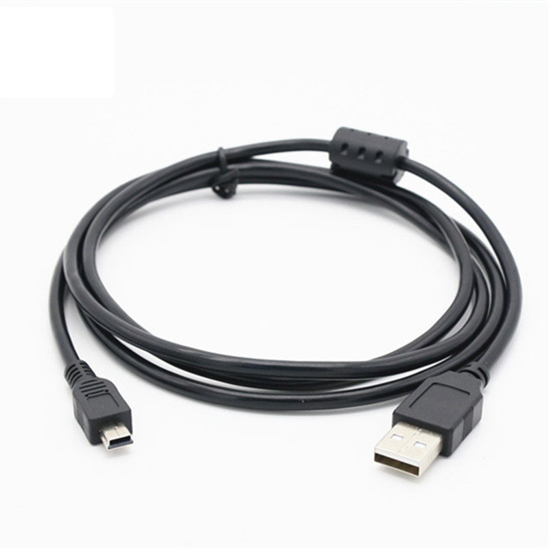 USB a miniUSB cable de datos de puerto trapezoidal a USB2.0 puerto T cable de datos mini 5p MP3 MP4