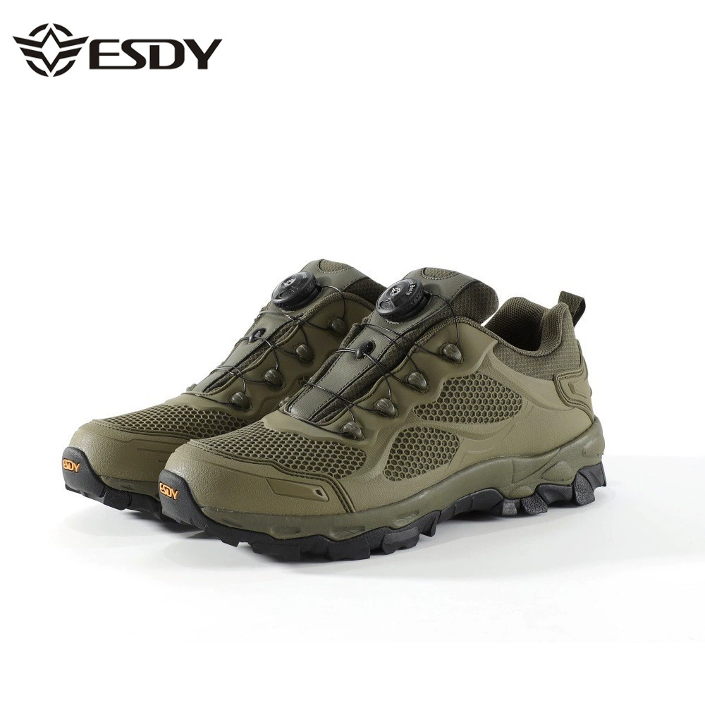 Трансграничные ESDY новые ботинки с быстрой вспышкой и автоматическим реагированием, дышащие походные ботинки с автоматической быстрой системой шнуровки