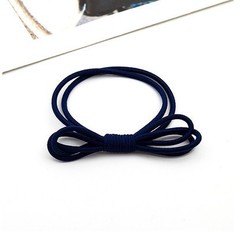 Korean hair accessories elastic hair ties with minimalist knot, high elasticity rubber bands hair rings for tying hair butterfly bow hair decorations wholesale