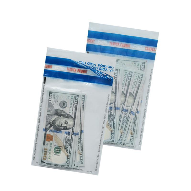 防伪袋内黑外白openvoid防伪包装袋stop序列号条码防伪袋印制