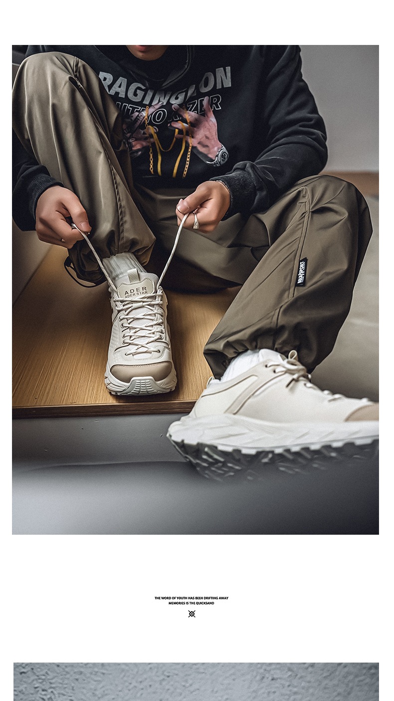 ShoeGlobe Frühjahr 2025 Neue Arbeitsschuhe für Herren: Rutschfest, abriebfest, mit dicker Sohle – ideal für Outdoor-Aktivitäten wie Wandern und andere Sportarten._voghion.com