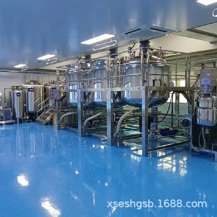 闲置化妆品设备转让 二手真空乳化机 真空乳化锅 乳化锅 膏霜搅拌