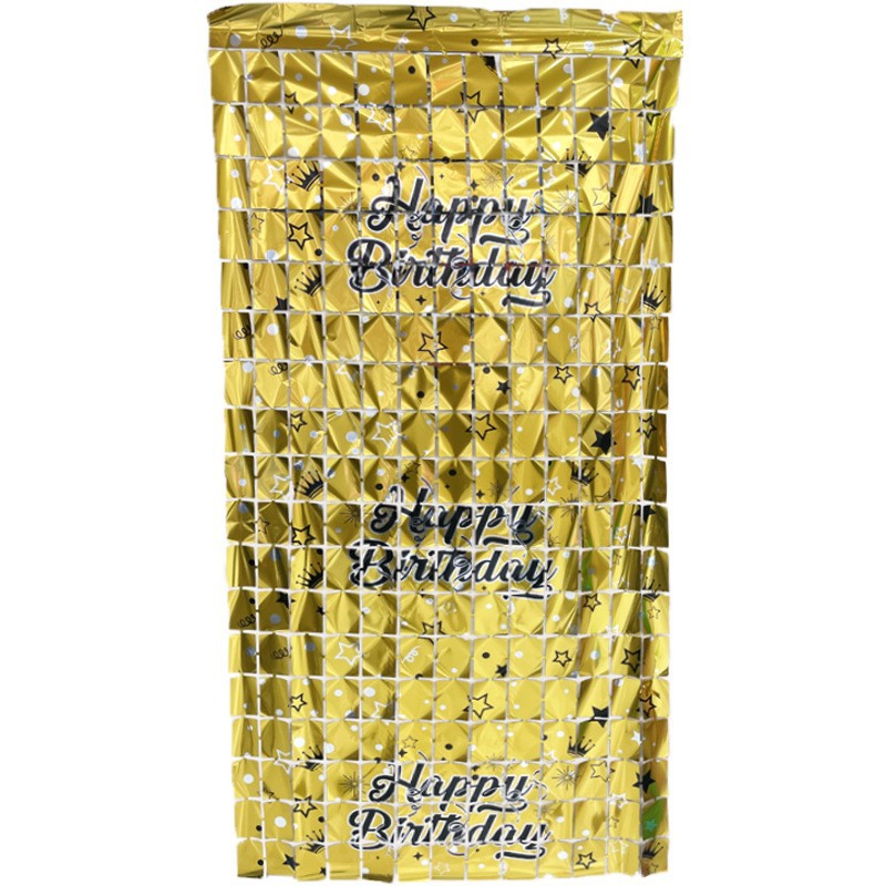 Beauty Sea 1.2m cortina de lluvia de Halloween decoración de Navidad decoración de pared de cumpleaños decoración de plástico