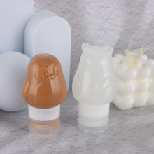 现货EVA材质卡通形状分装挤压瓶乳液瓶便携旅行分装瓶护手霜包装