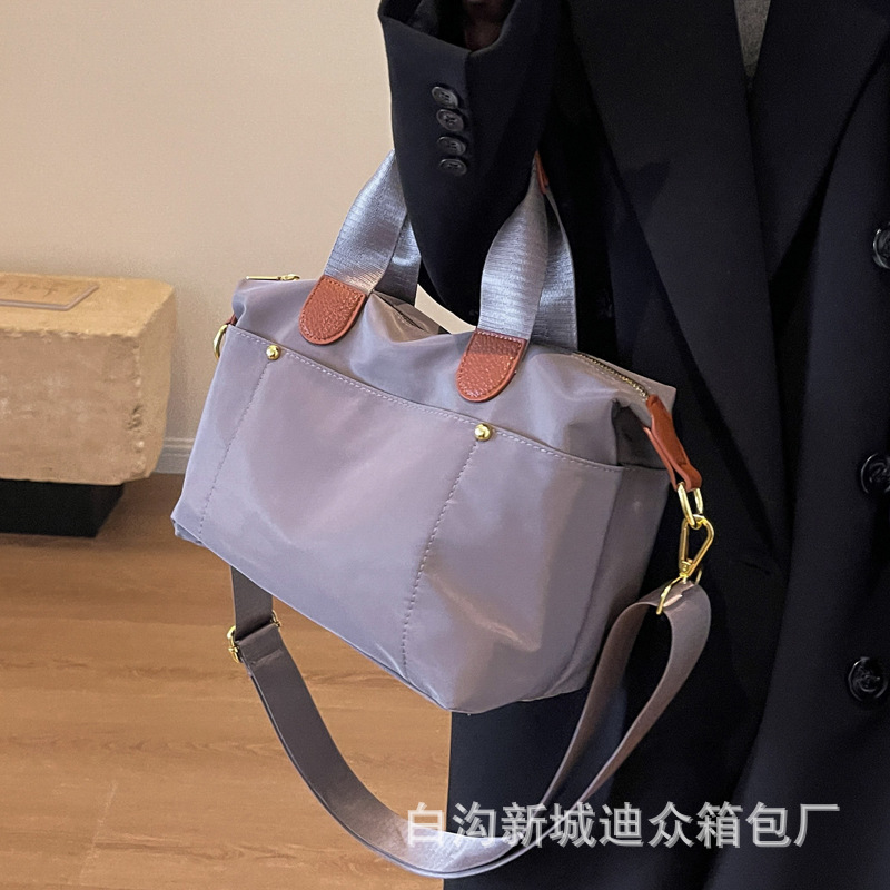 Women's Fashion Retro Trendy Boston Bag 2026 New Arrival Shoulder Handbag Dumpling Bag Lightweight Travel Bag - Thumbnail 4