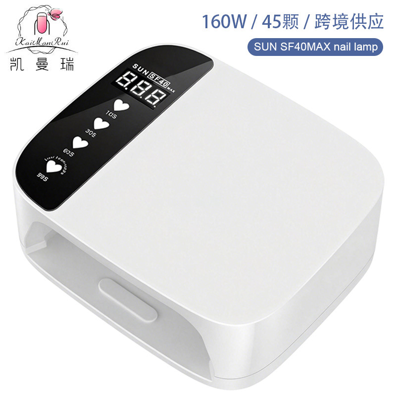 Lámpara de manicuras de almacenamiento eléctrico 45 lámparas de lámpara de horneado inteligente con diamantes de alto valor facial de manicuras de manicuras especial máquina de fototerapia de manicuras transfronteriza