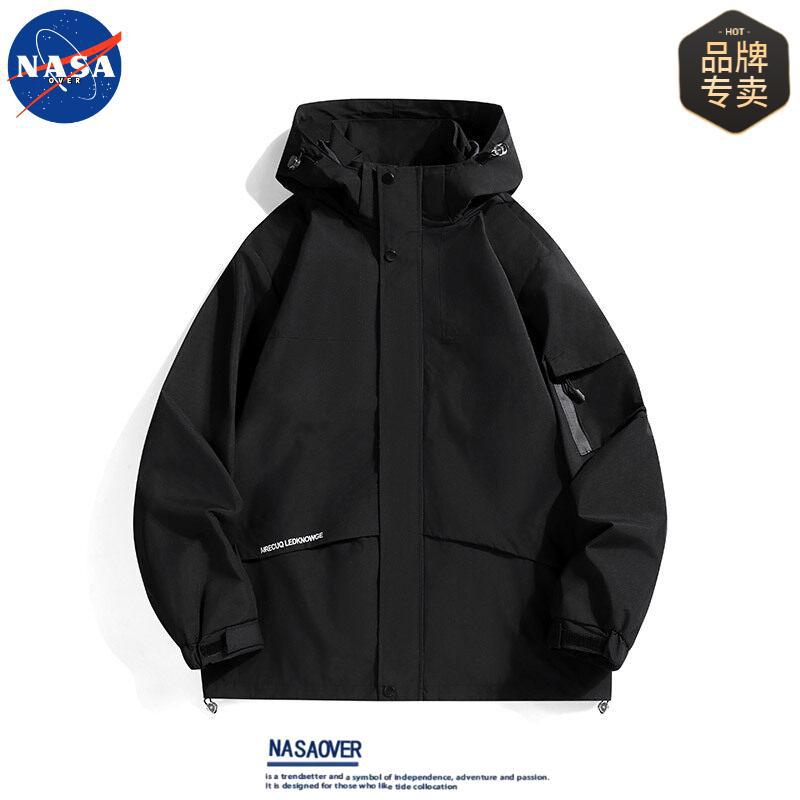 NASA invierno al aire libre calentamiento de algodón de grafeno pareja chaqueta con capuzas casuales a prueba de frío chaqueta de algodón de asalto hombre