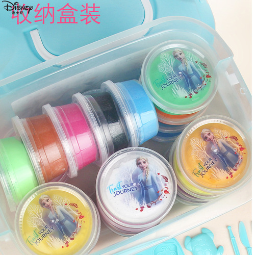 Disney light clay 36-color plasticine children's and toddlers handmade colored mud space mud clay toy set