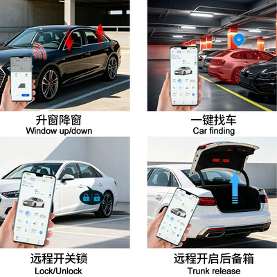 Car Key Suitable for Audi Car anti-theft device