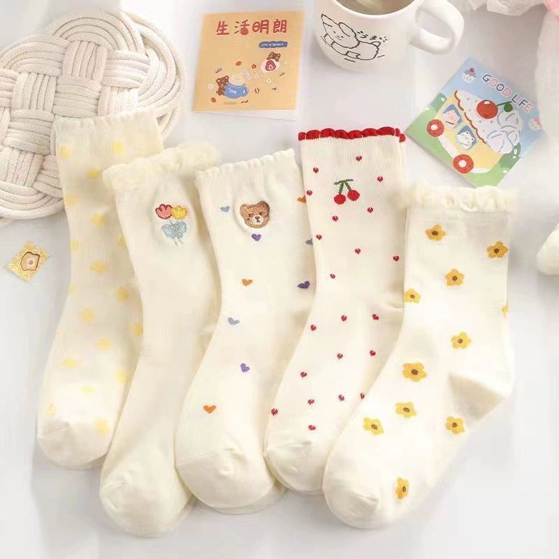 Retro Japanese summer knee socks
