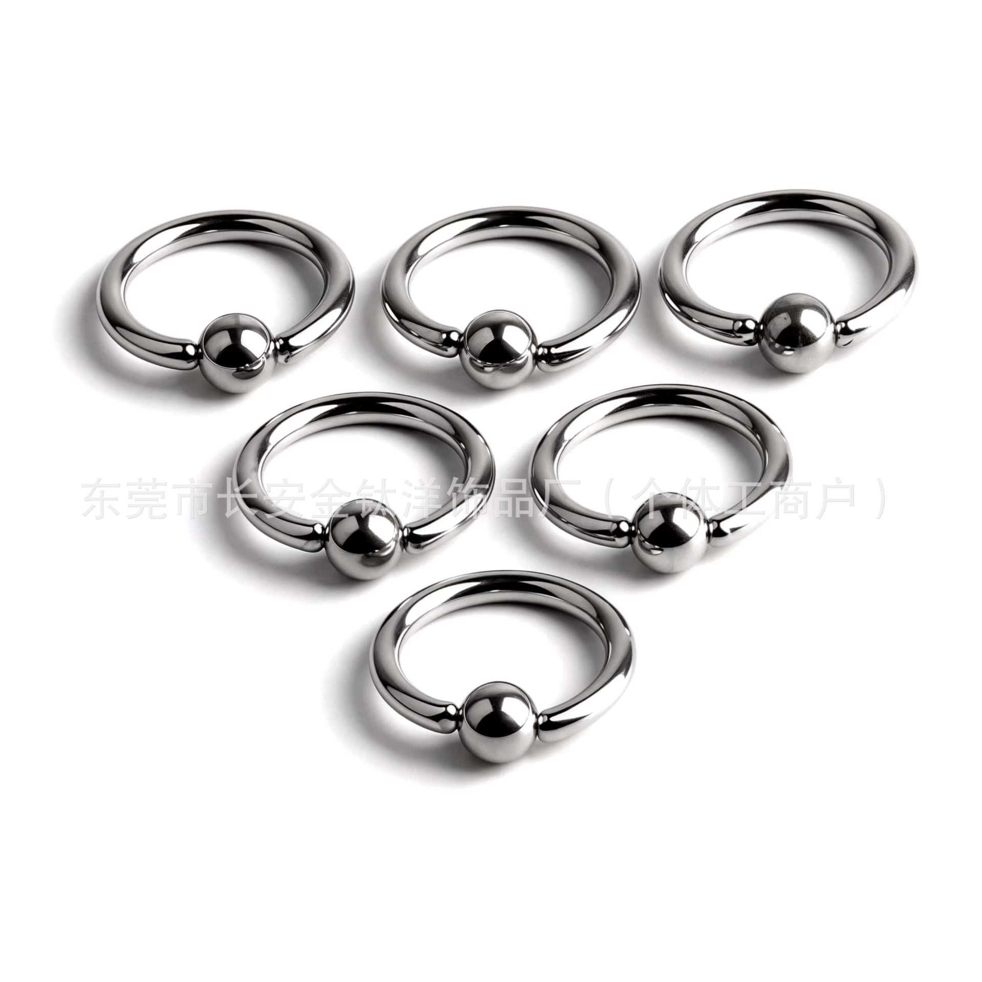 Pointed titanium steel lip stud product view