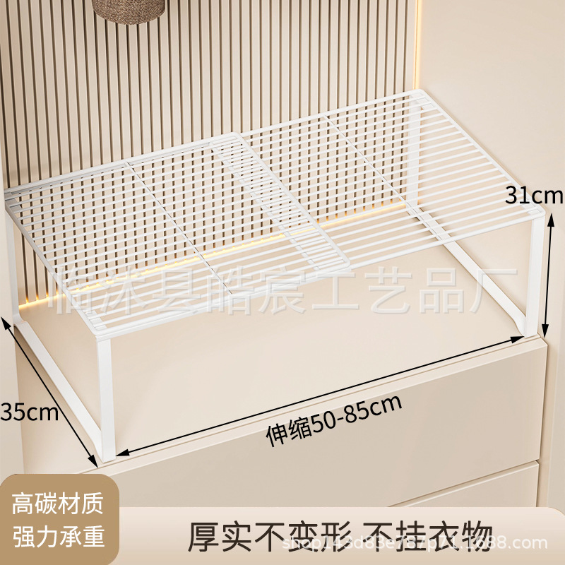 Armario, partición en capas, almacenamiento de artefactos, armario, estante retráctil en el armario