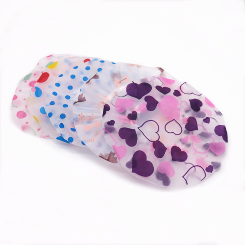 2024 toddler baby bath cartoon pattern shower cap children's shampoo cap waterproof hair drying cap waterproof shower cap