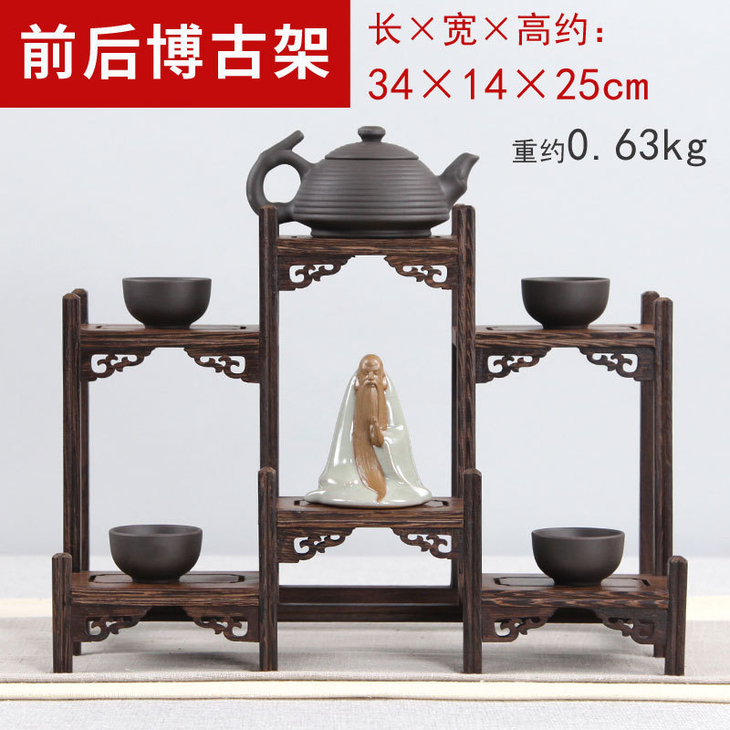 전면 및 후면(웬지 목재)