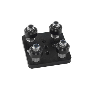 3D Printer Accessories European Standard 2020 Pulley Aluminum Profile V-Shaped Groove Pulley V-Slot Mini Five-Wheel Disk