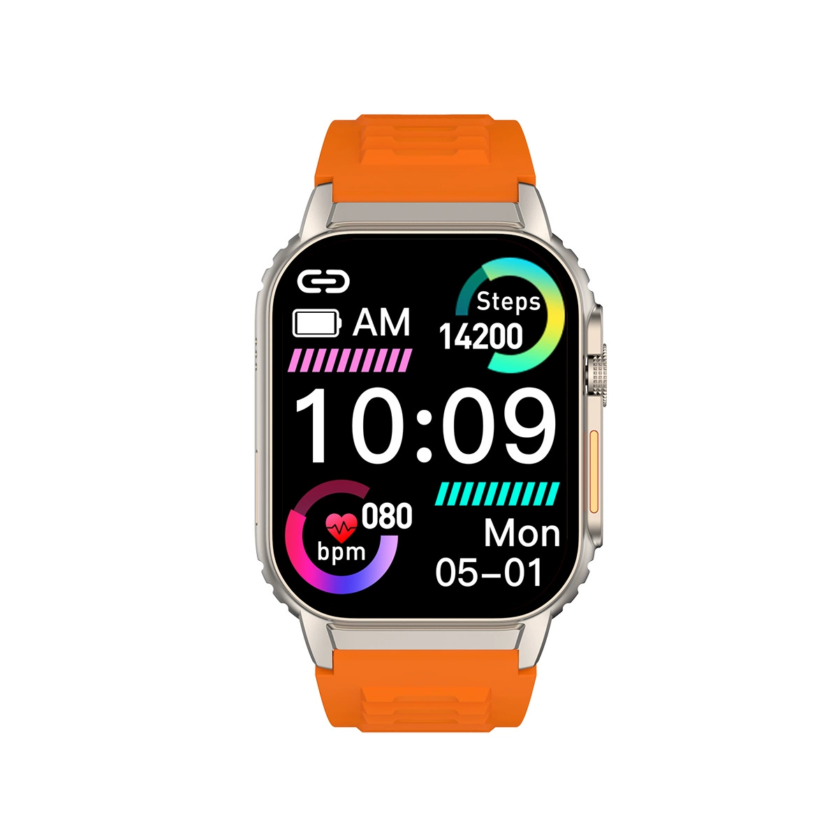 G41 Bluetooth звонок часы Heart rate motion HRV функция сливовая функция сливовая функция 2.01 дюйм высокий -разрешение большой экран