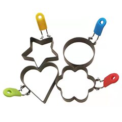 メーカー卸売り円形オムレツ卵焼き金型ハート型オムレツ金型無粘着コーティング焙煎ツール