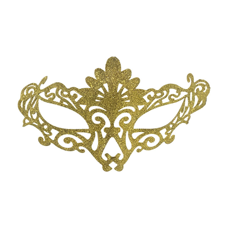 Nuevo Halloween máscara de mitad de cara retro retro máscara de polvo de pavo real máscara de maquillaje máscara de fiesta máscara de ojos