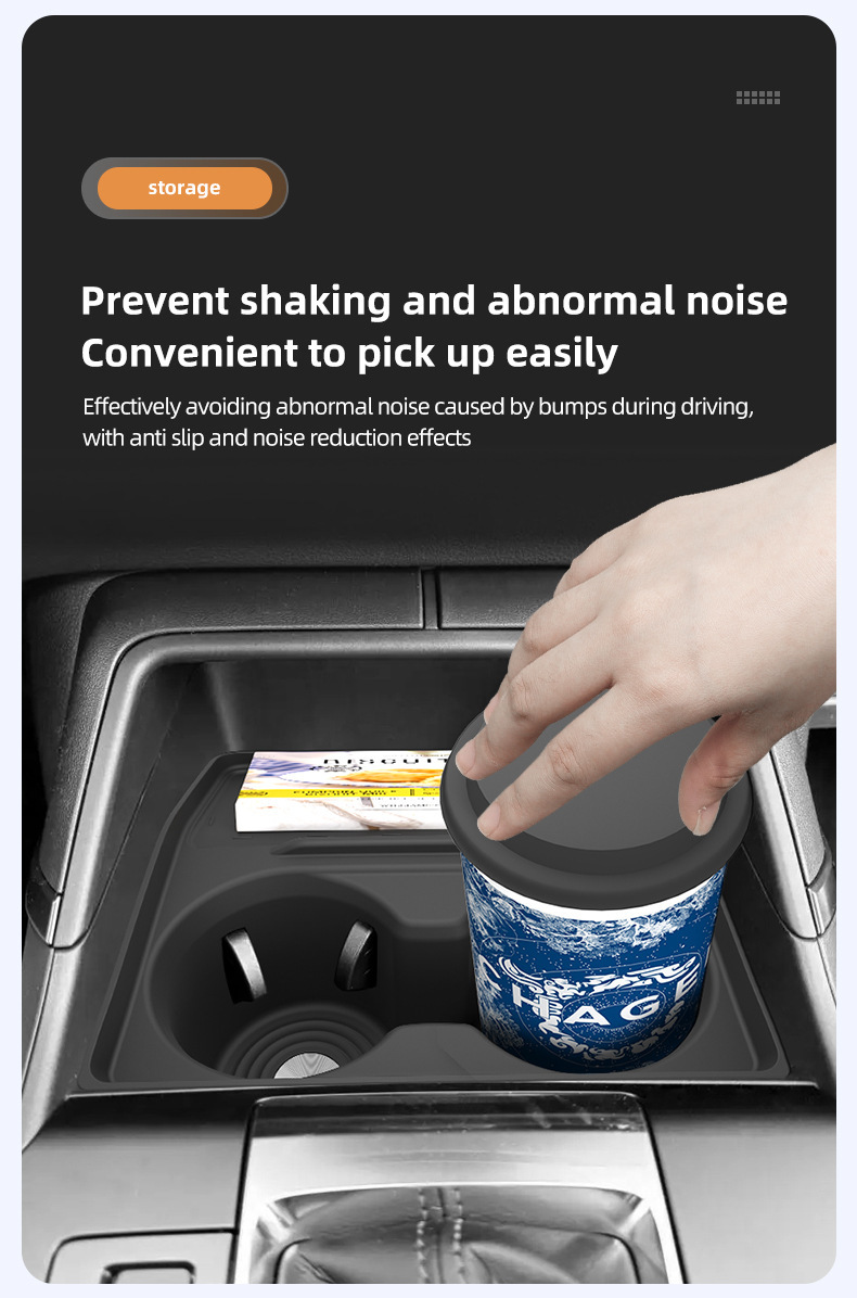 Suitable for 26 models of Mazda CX-5 central console cup holder, CX5 silicone protective anti-slip mat, car-specific modification accessories
