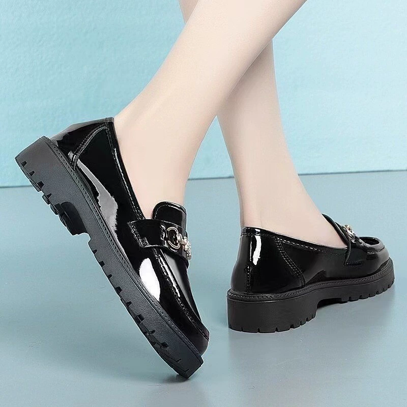 Leather English Style Loafers for Men, British Design, Soft Sole, 2023, Factory Direct