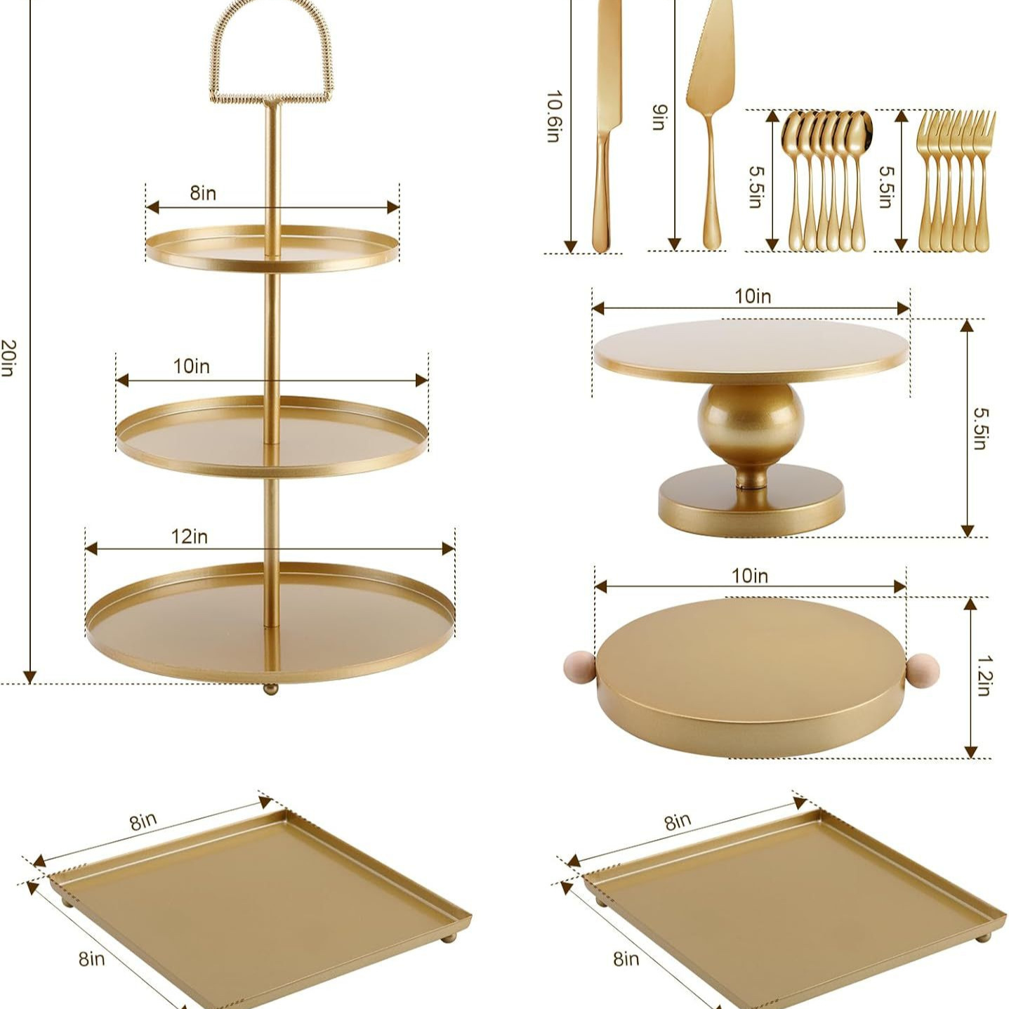 Decoración de mesa de postres de estilo europeo decoración de boda fiesta de cumpleaños decoración de café frío pastel de café de la tarde bandeja de té estante de exhibición image 3