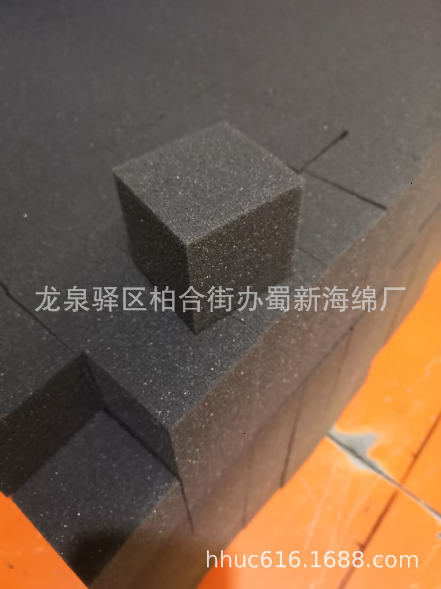 供应黑色阻燃聚氨酯海绵填充块/海绵池填充防摔PU泡棉块