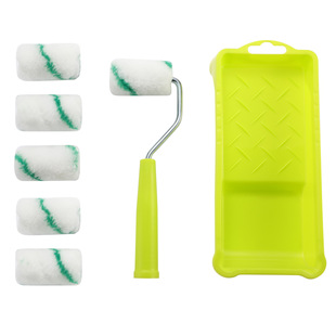 2” Green Strip Polyester Set 8-Piece Set 6-Piece Green Strip Polyester Wool Set Paint Plate Handle