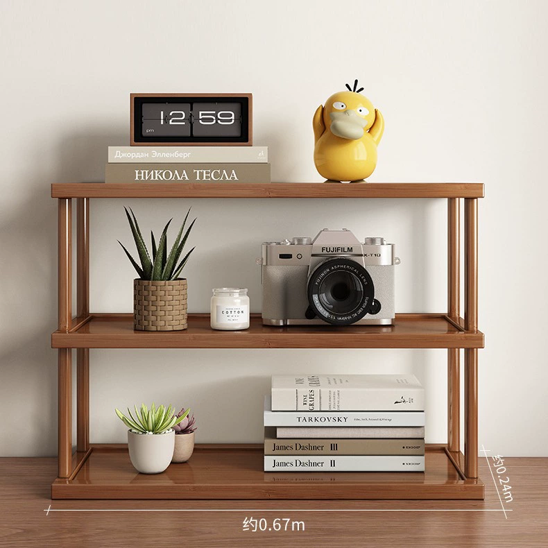 Настольная полка офисная многослойная подставка для стаканов для воды