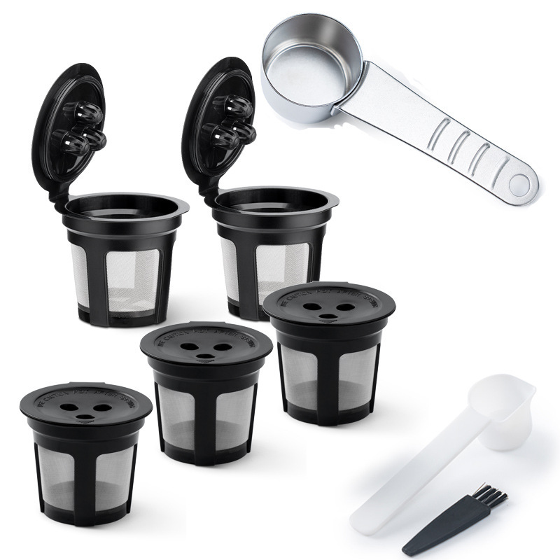 Compatible with Ninja Dual Brew Pro coffee machine reusable coffee shell capsule cup filter