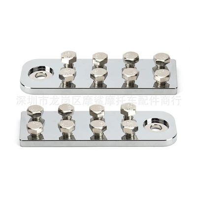 Neutral for Motorcycle Atv Utv Car Truck Battery Terminal Extender Cable Bolt (Motosiklet ləvazimatları və aksesuarları) - 2-rows-of-8-people