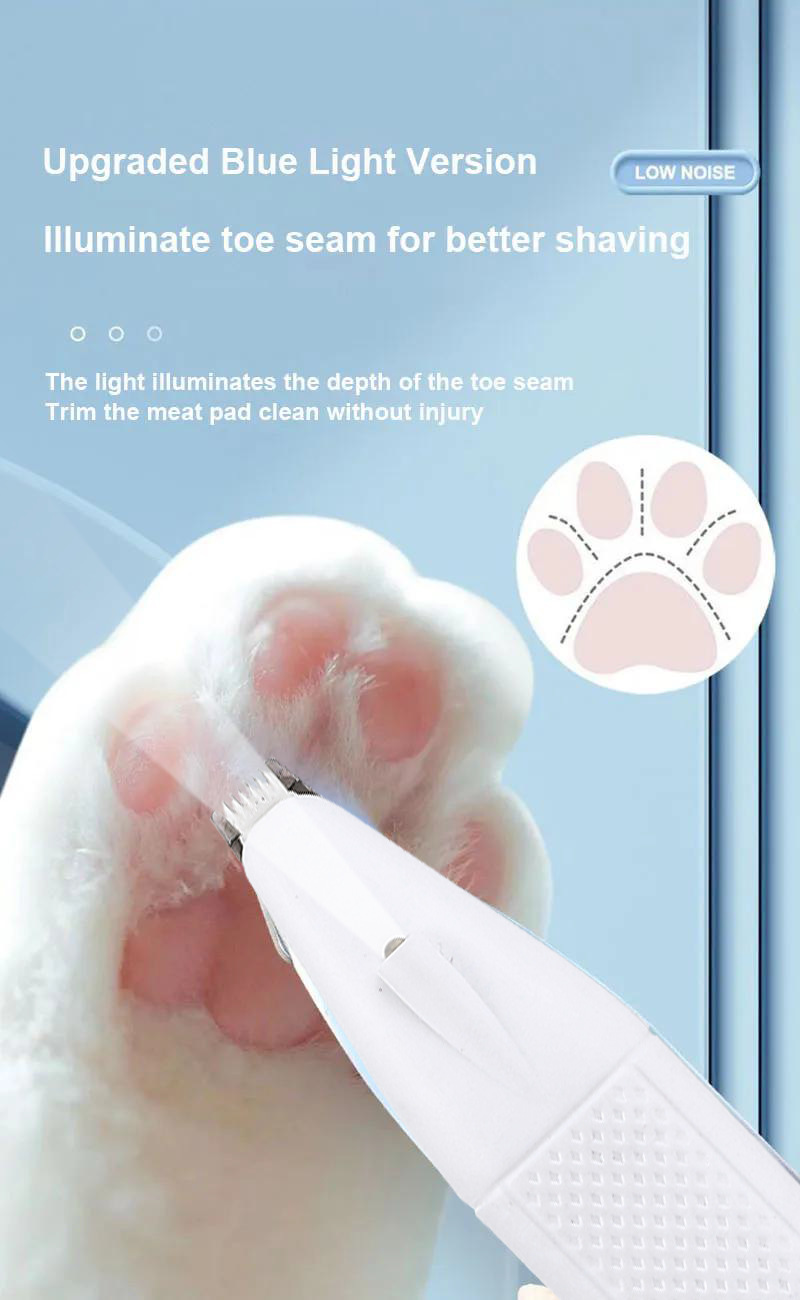 Tondeuse pour poils d animaux avec éclairage led pour chiens_voghion.com