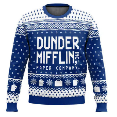 The Office Ugly Christmas Sweater 2025 New Fashion Men's Loose Sweatshirt Winter Women's Sweatshirts