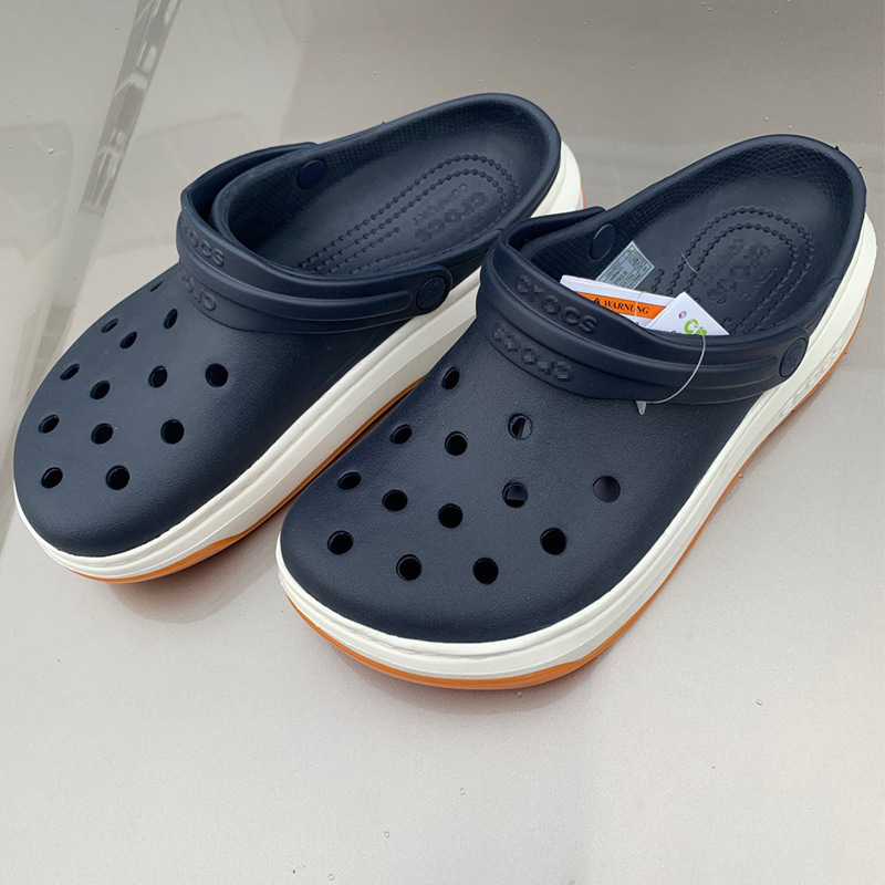 2023 Summer New Full Speed Clogdite Hole Shoes with Turtletoe Couple's Heightened Casual Sandals
