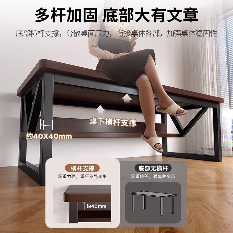 Escritorio para computadora escritorio escritorio para el hogar banco de trabajo dormitorio rectangular escritorio doble mesa de juegos escritorio simple