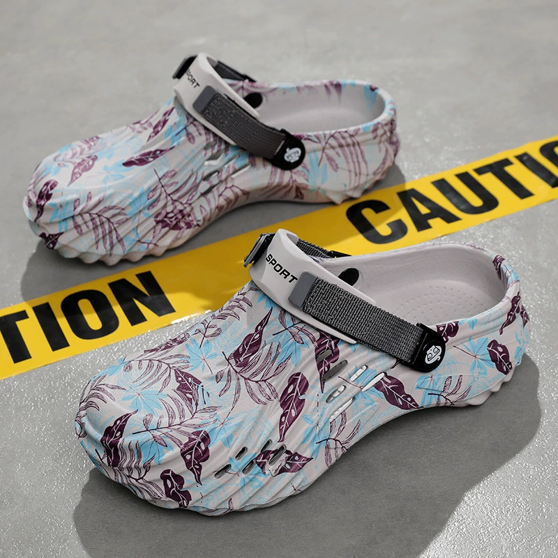 Обувь с дырочкой мужской EVA2025 новый камуфляж снаружи носить трансграничный большой размер 47 ярдов вождения на открытом воздухе пляжная обувь