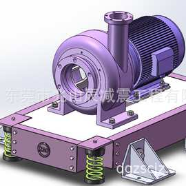 东莞厂家订制水泵台座惯性平台设备减震平台配套弹簧减震器