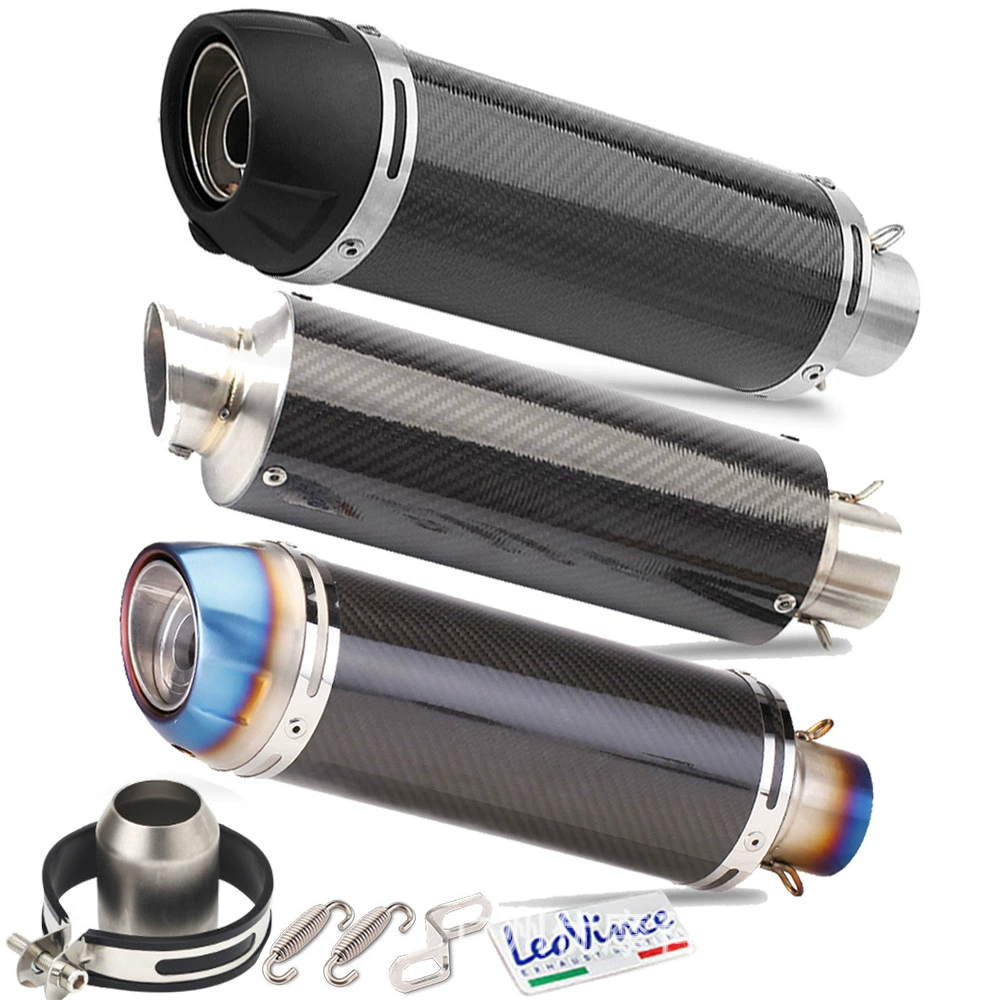Мотоцикл из углеродного волокна модифицированная выхлопная труба Huanglong 600/ZX6R/Ninja400/Весенний ветерок/Excelle 321rr
