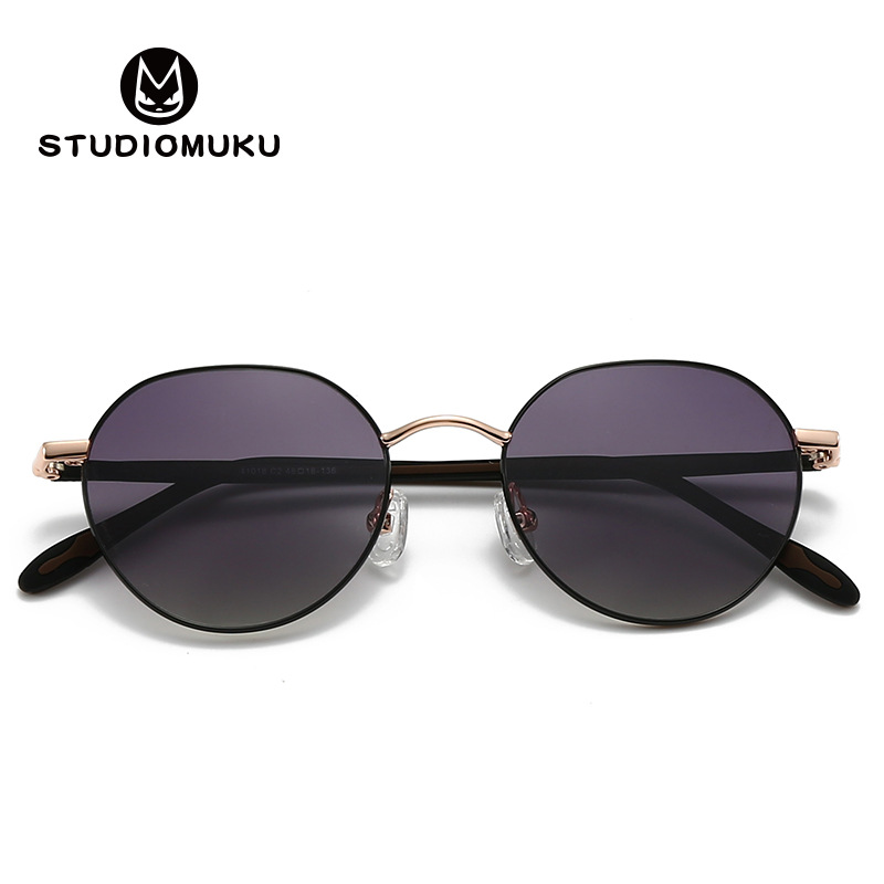 STUDIOMUKU gafas de madera fresca, gafas de sol de nylon polarizadas de alta calidad, gafas de sol de moda para niños