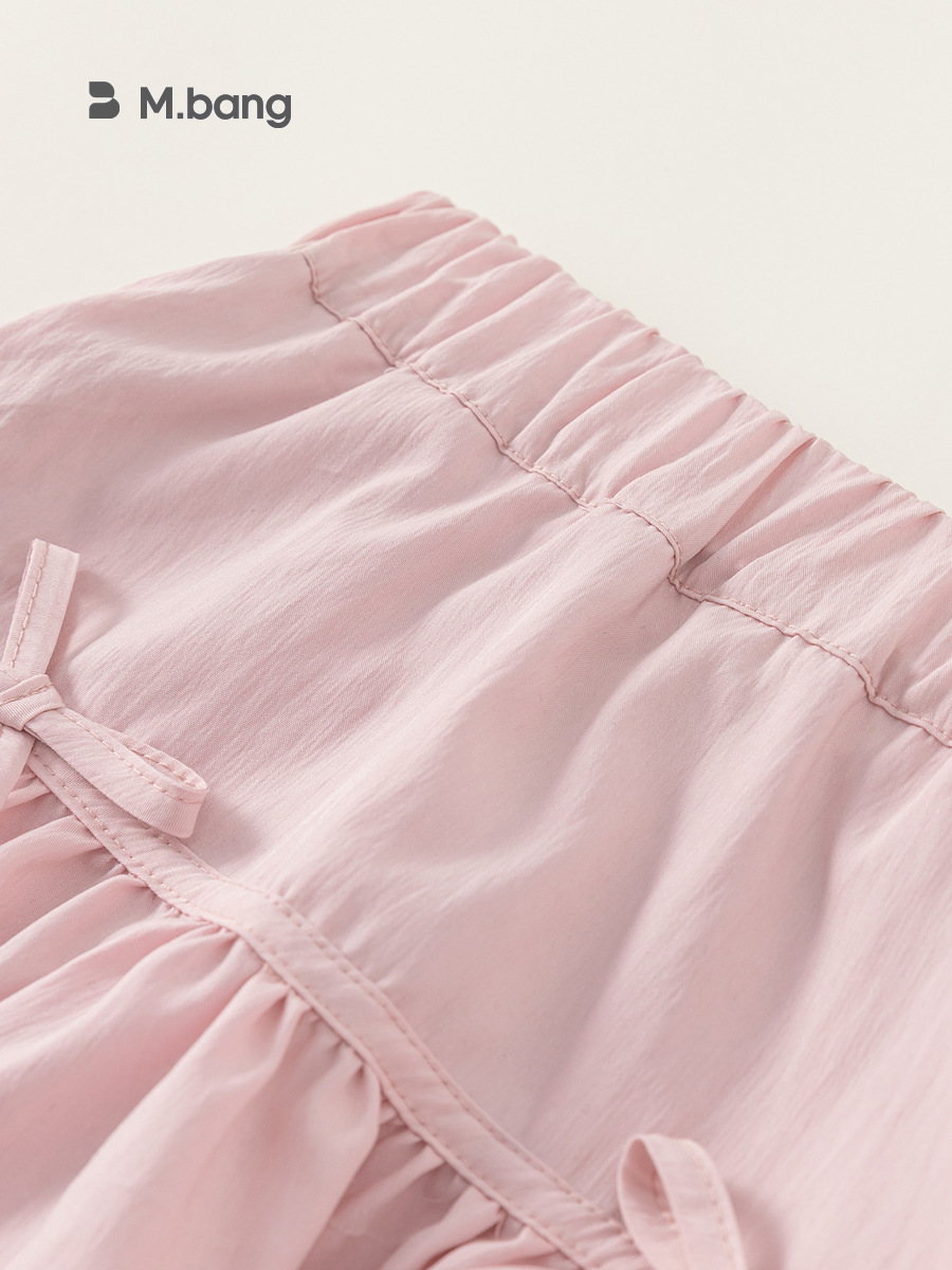 Ropa de verano para niños Youbao flor de flores de bambú dulce arco vestido corto de color sólido vestido de bebé de verano