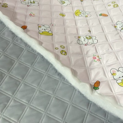 婴儿车面料 三层夹棉复合防风防寒保暖面料 童车罩挡风被手套面料