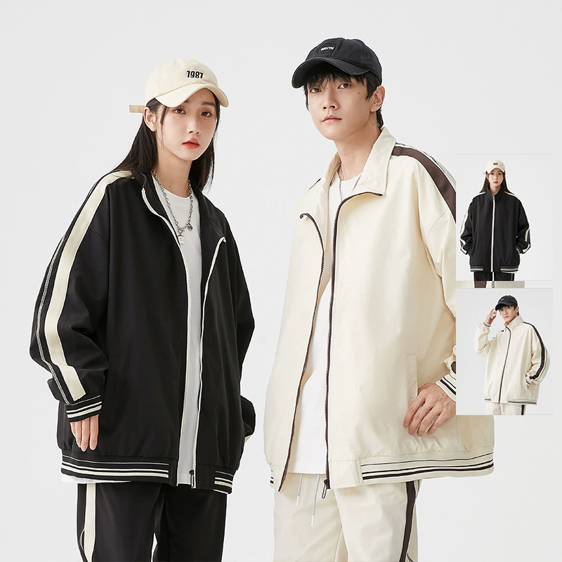 2025 новых повседневных костюмов для мужчин и женщин, весенние и осенние кардиганы, одежда для пар, модные бренды, спортивная одежда в гонконгском стиле, модные брендовые куртки.