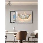 轻奢电表箱装饰画2025新款客厅配电箱电闸盒遮挡箱电源总开关挂画