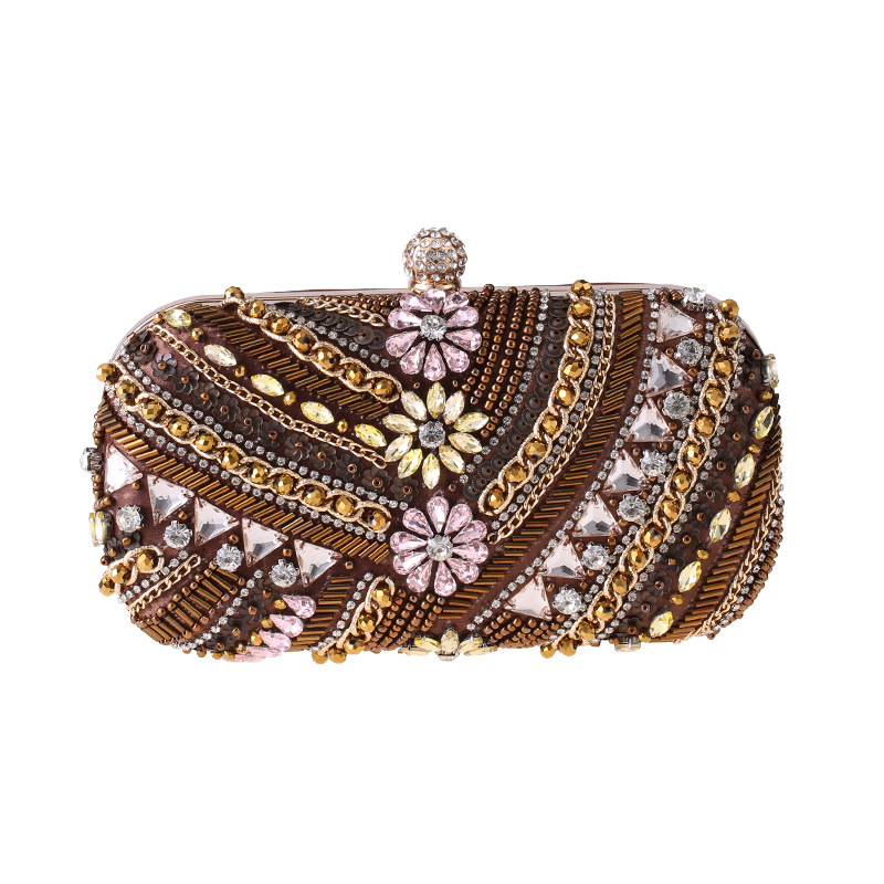 Dinner Bag Diamond-studded Banquet Bag Hand Holding Evening Bag Wholesale display picture 19